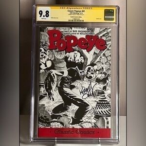 Popeye #41 Kelly Jones Retailer Incentive Variant Sketch SIGNED‎ CGC 9.8
